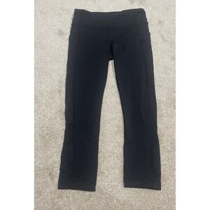 Lululemon Size 4 Black Cropped Leggings